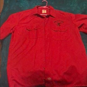 XL Dickies Fireballers Button Down